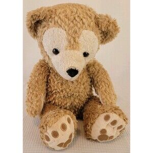 Duffy the Disney Bear Disney Parks 16" Plush Brown Teddy Hidden Mickeys